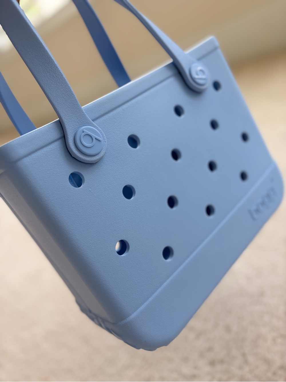 Bogg Mini Tote Bag Periwinkle Blue w/ Insert Pouch - Picture 3 of 5